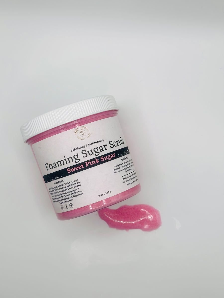 Foaming Sugar Scrub - Sweet Pink Sugar
