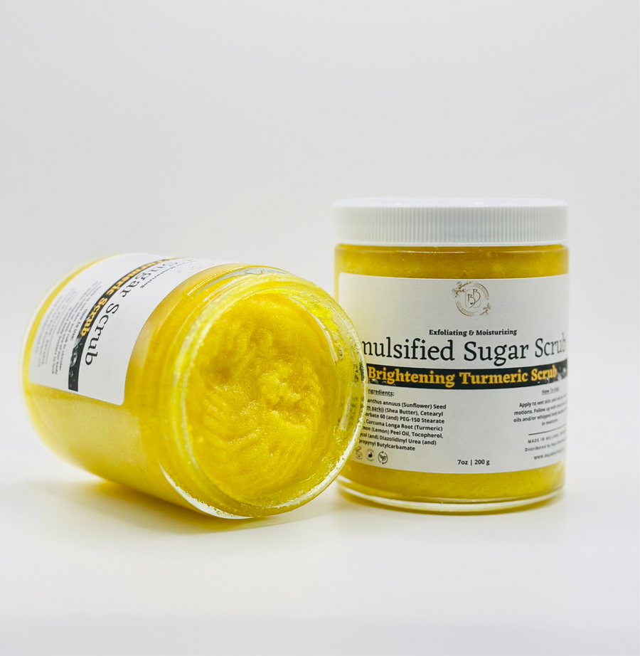 Emulsified Sugar Scrub - Turmeric Face & Body
