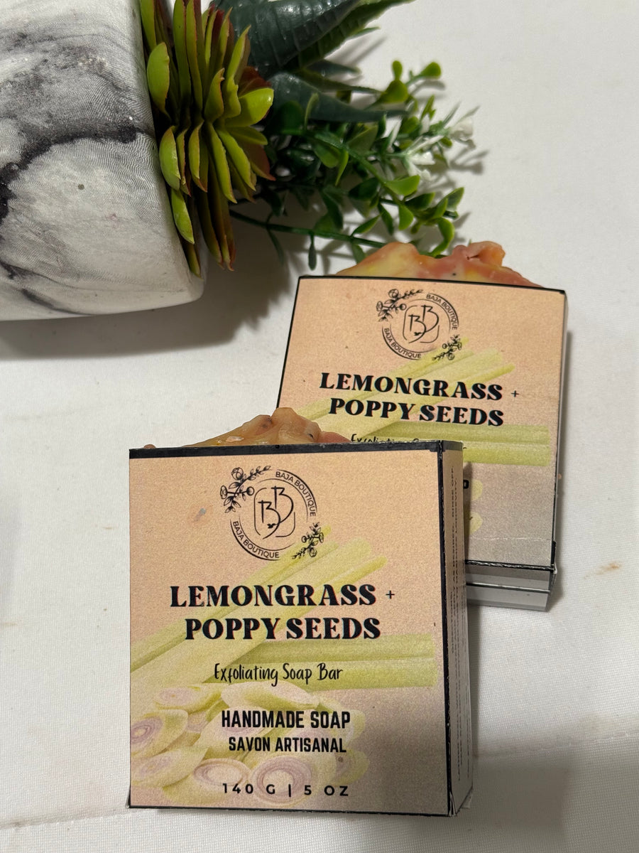 Lemongrass & Poppyseed Soap Bar