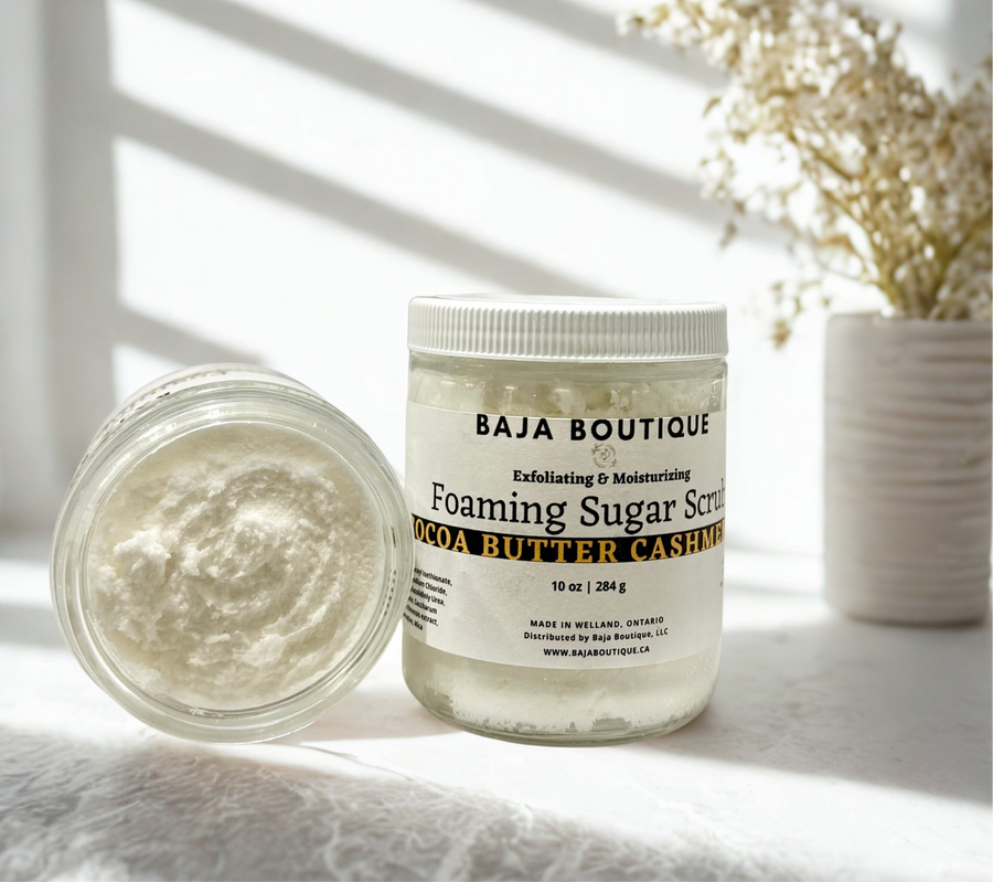 Foaming Sugar Scrub - Cocoa Butter + Cashmere
