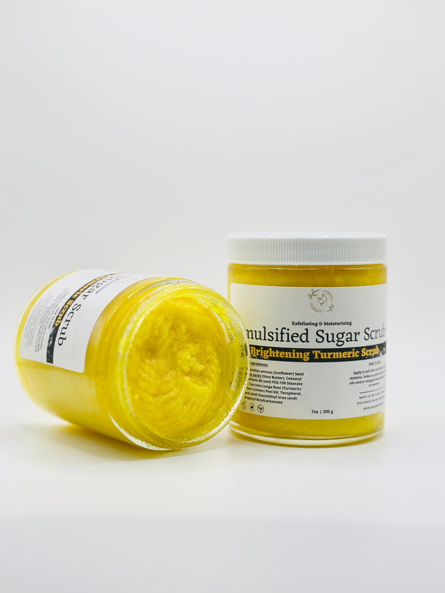 Emulsified Sugar Scrub - Turmeric Face & Body