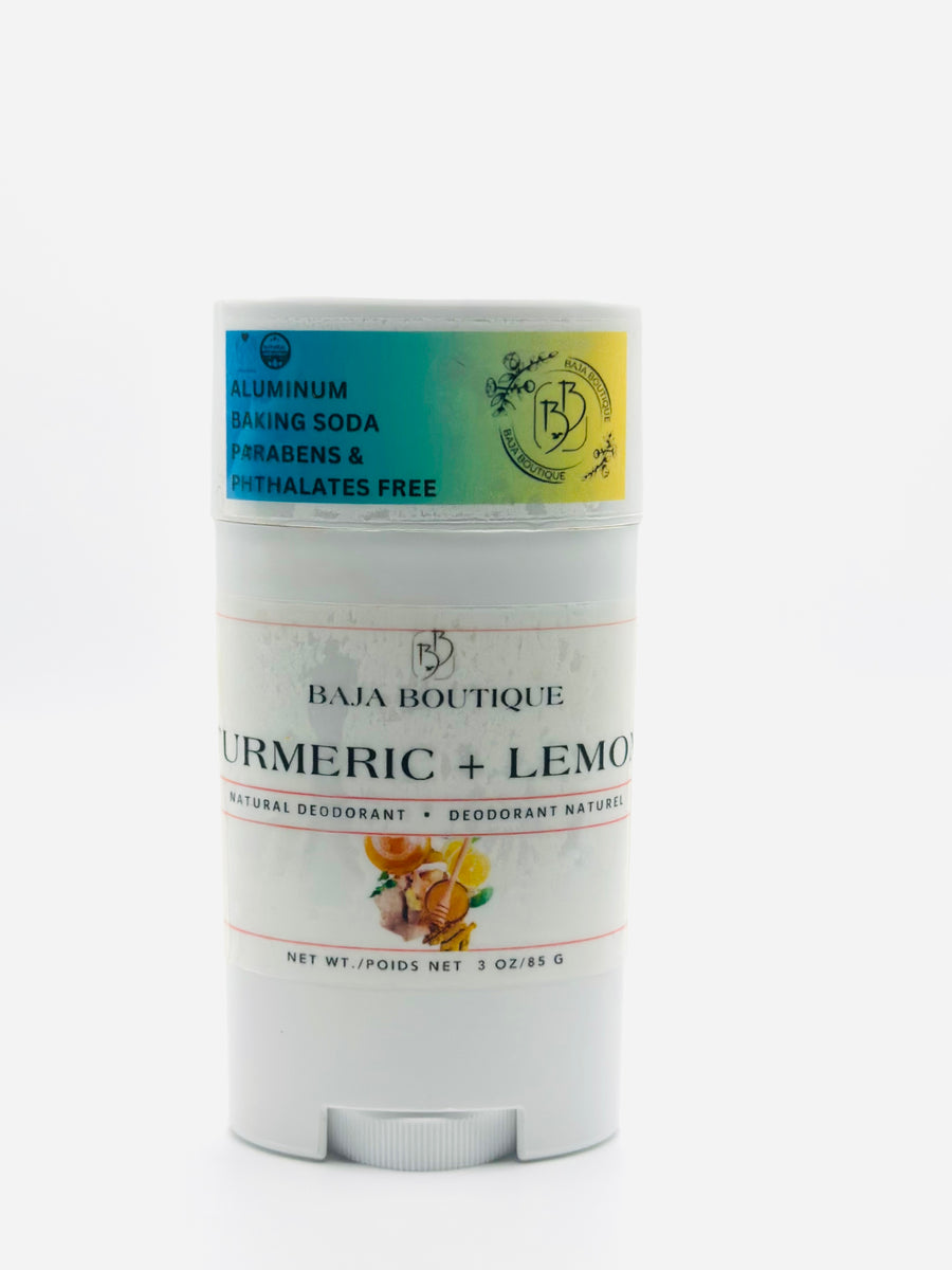 Turmeric + Lemon Natural Deodorant