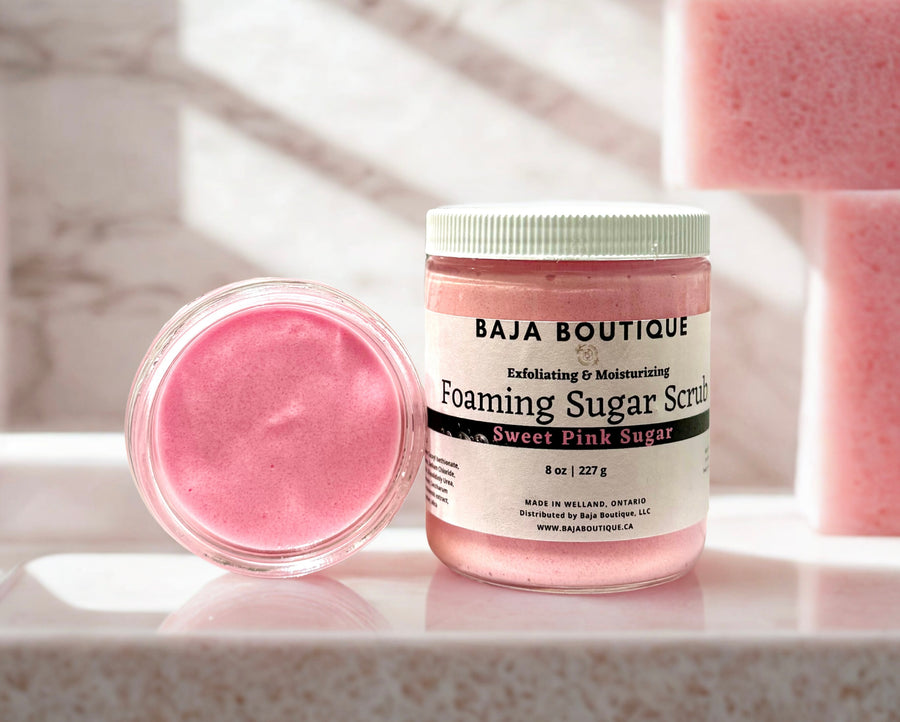 Foaming Sugar Scrub - Sweet Pink Sugar